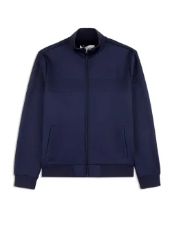 Fashion Perforata Track Jacket-Maritime Blue Jackets
