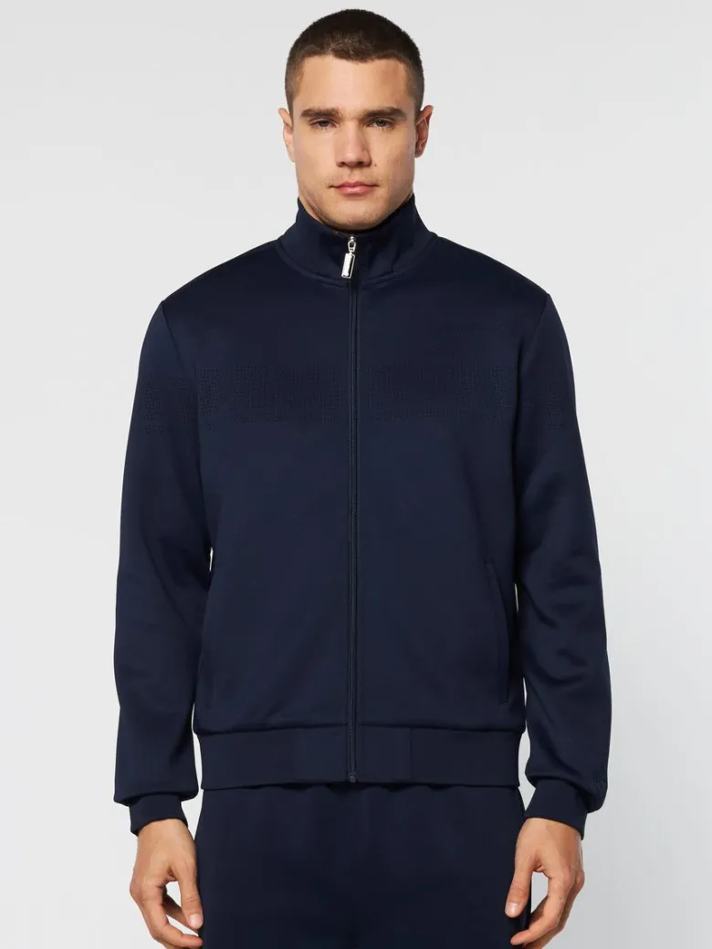 New Perforata Track Jacket-Maritime Blue View All