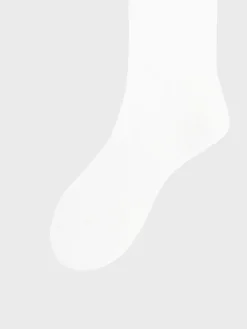 Outlet Prep Crew High Socks- White For The Court