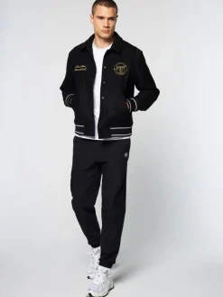 Discount Prep Wool Varsity Jacket- Black View All