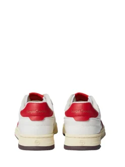 Outlet Prime Shot Da Sneaker- Antique White/ Almond Oil/ Adrenaline Red For The Court