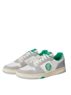 Discount Prime Shot Da Sneaker- Antique White/ Almond Oil/ Bright Green View All