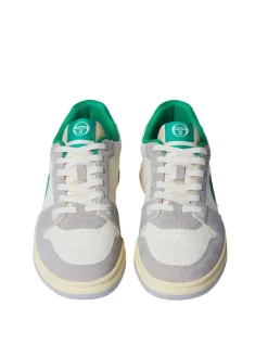 Discount Prime Shot Da Sneaker- Antique White/ Almond Oil/ Bright Green View All