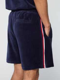 Discount Primo Velour Short- Maritime Blue Shorts And Swim