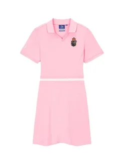 New Rally Mch Polo Dress- Light Pink For The Court