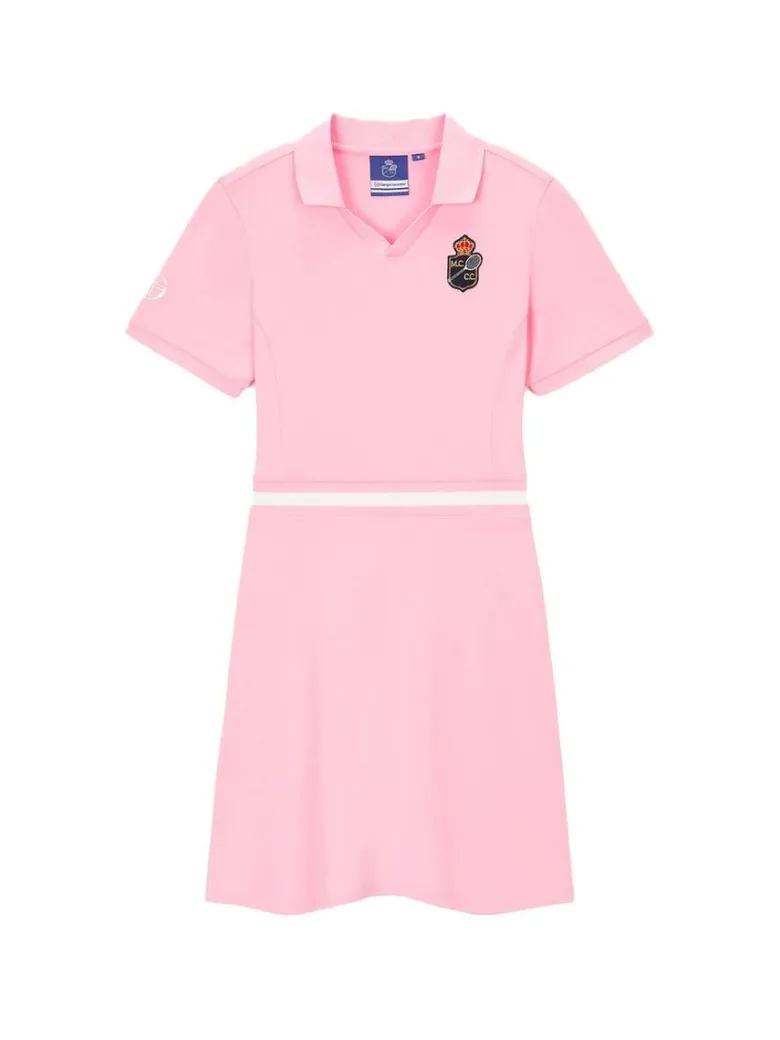 New Rally Mch Polo Dress- Light Pink For The Court