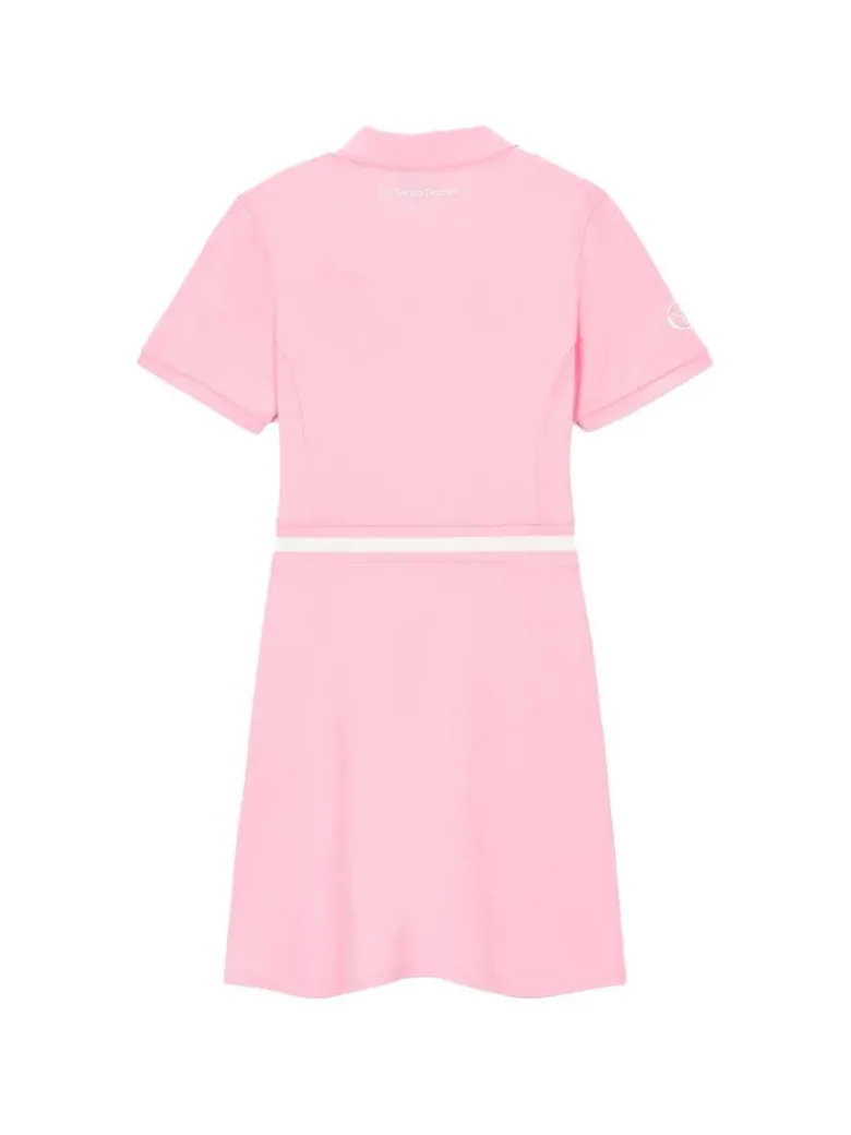 New Rally Mch Polo Dress- Light Pink For The Court