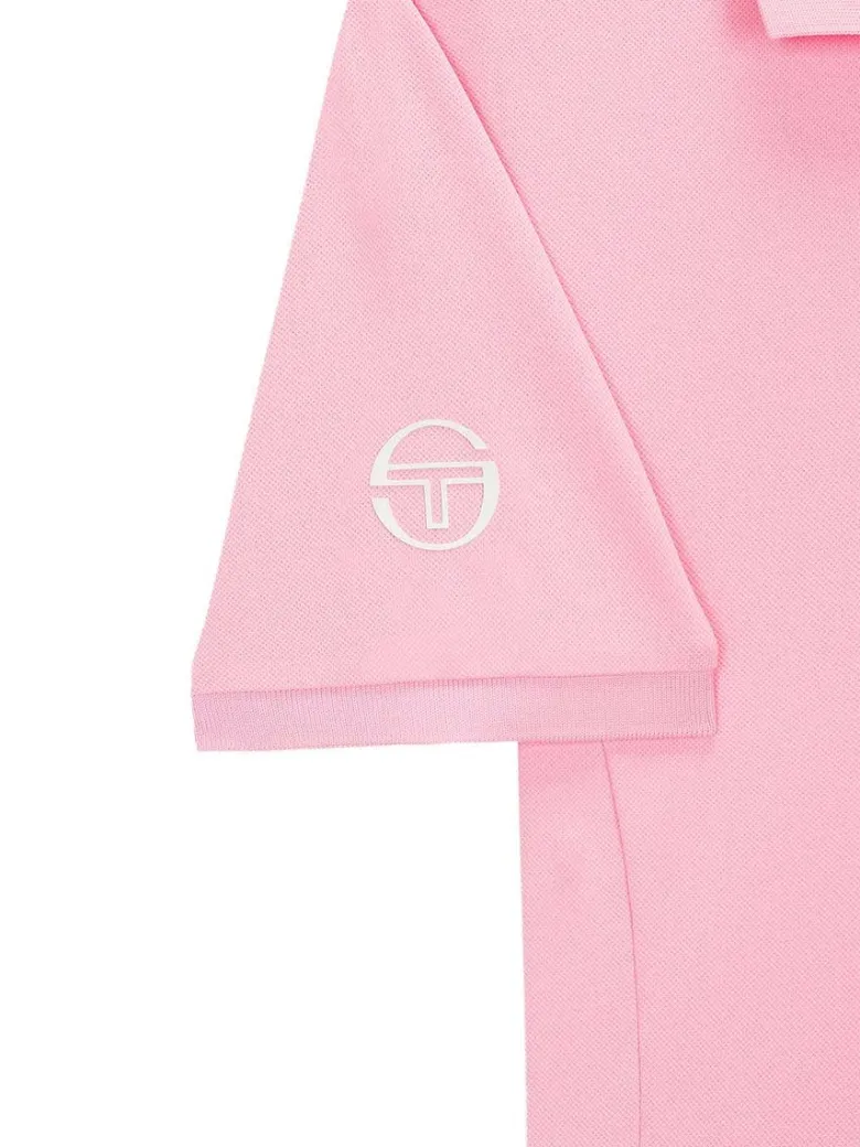 New Rally Mch Polo Dress- Light Pink For The Court