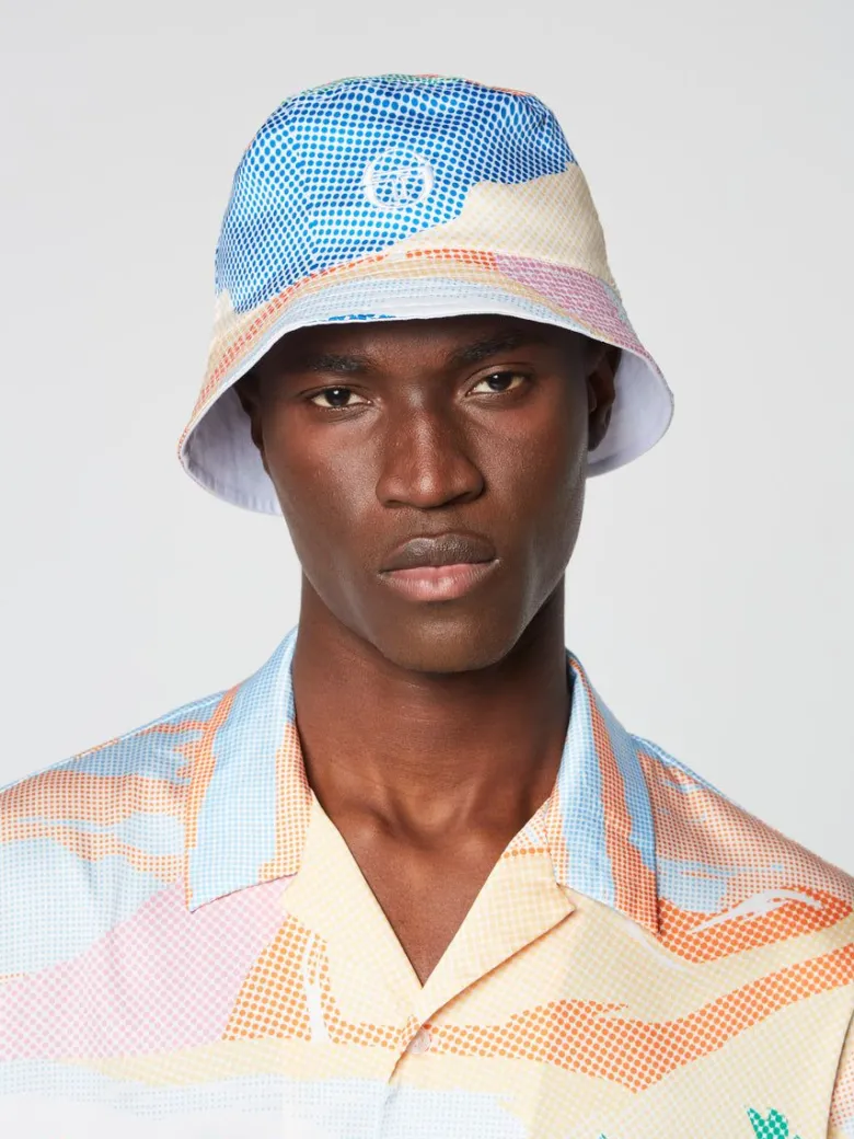 Online Riviera Reversible Bucket Hat- Deep Mint/ Multi Matching Separates