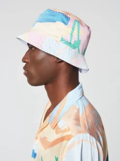Online Riviera Reversible Bucket Hat- Deep Mint/ Multi Matching Separates
