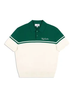 Fashion Roselli Knit Polo- Evergreen Knitwear