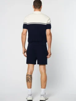 New Roselli Knit Polo- Gardenia Polos