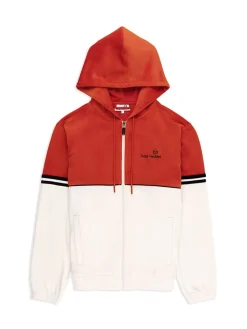 Hot Scopeto Full-Zip Velour Hoodie- Poinciana/ Gardenia Velour