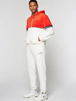 Hot Scopeto Full-Zip Velour Hoodie- Poinciana/ Gardenia Velour