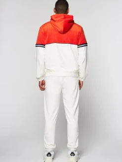 Hot Scopeto Full-Zip Velour Hoodie- Poinciana/ Gardenia Velour