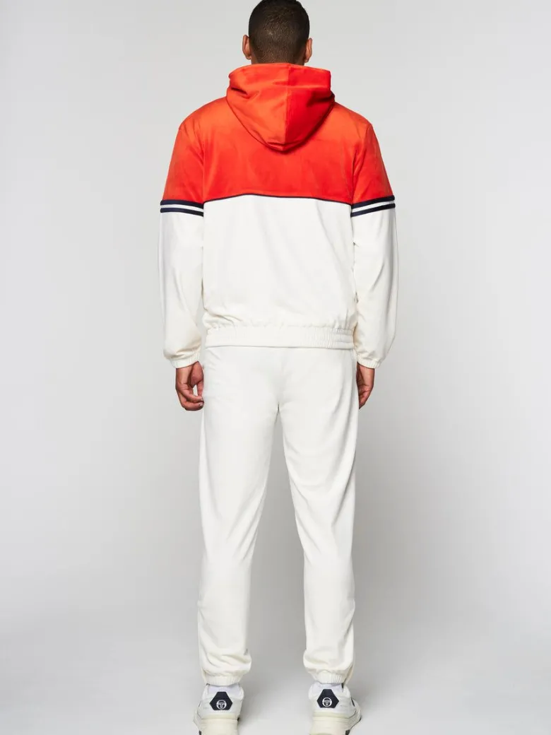 Hot Scopeto Full-Zip Velour Hoodie- Poinciana/ Gardenia Velour