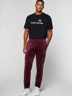Online Scopeto Velour Pant-Black Beauty/ Mauve Wine Pants And Sweatpants