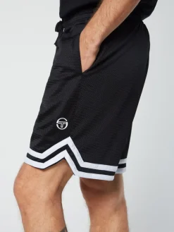 Online Spazio Banda Mesh Short- Black Beauty For The Court