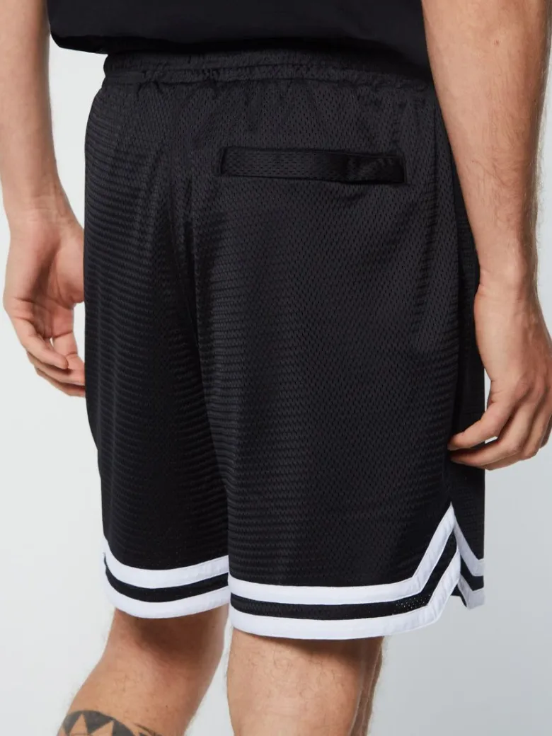 Online Spazio Banda Mesh Short- Black Beauty For The Court