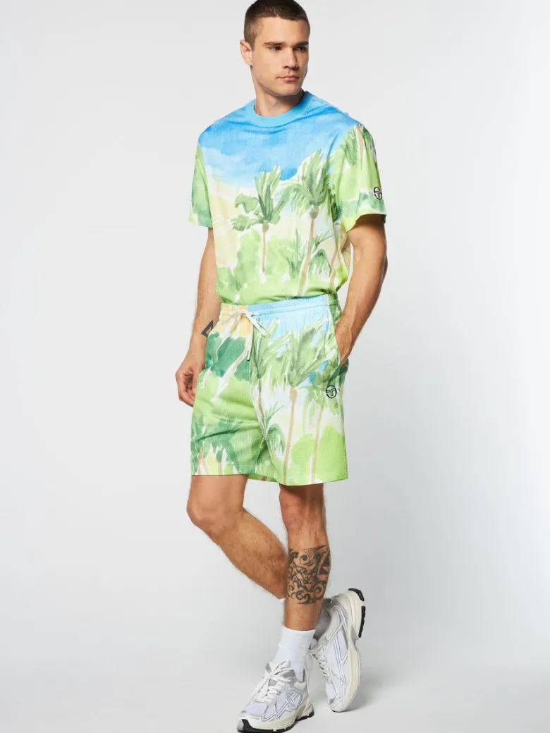 Fashion Spazio Shorts- Multi Print Matching Separates