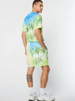 Fashion Spazio Shorts- Multi Print Matching Separates