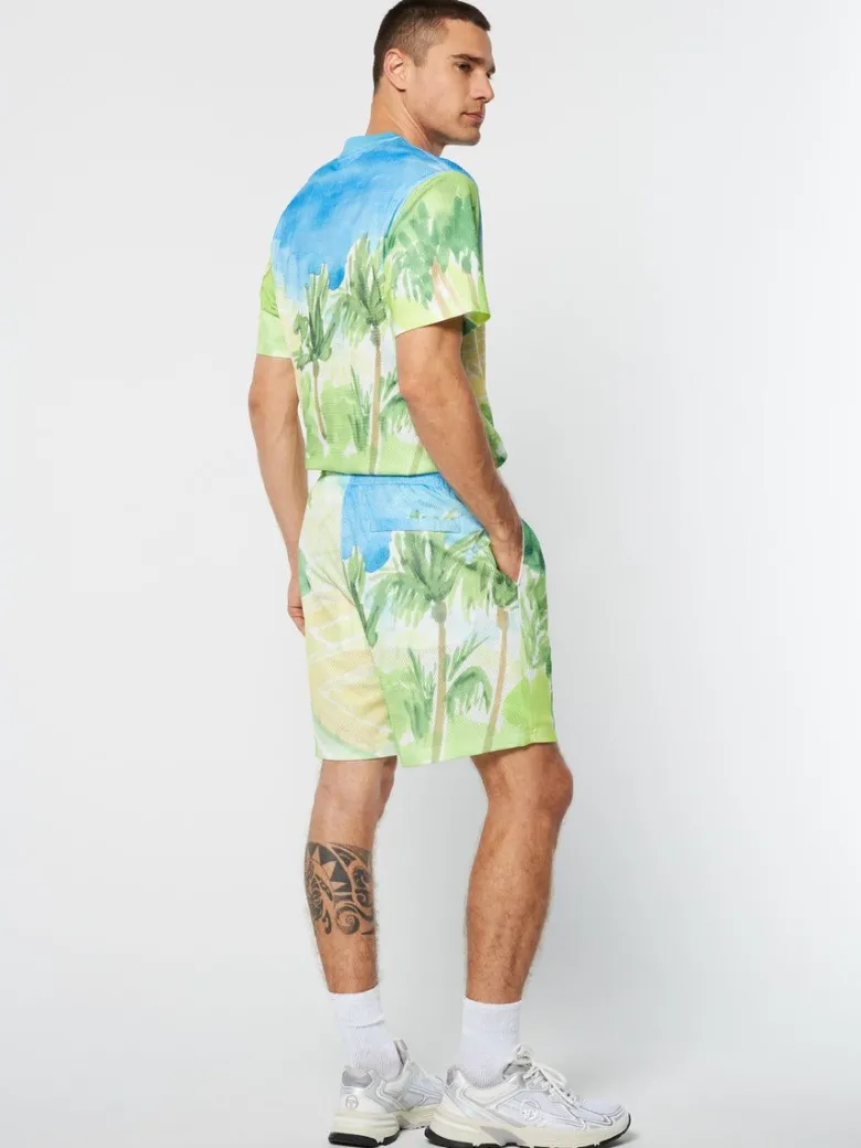 Fashion Spazio Shorts- Multi Print Matching Separates