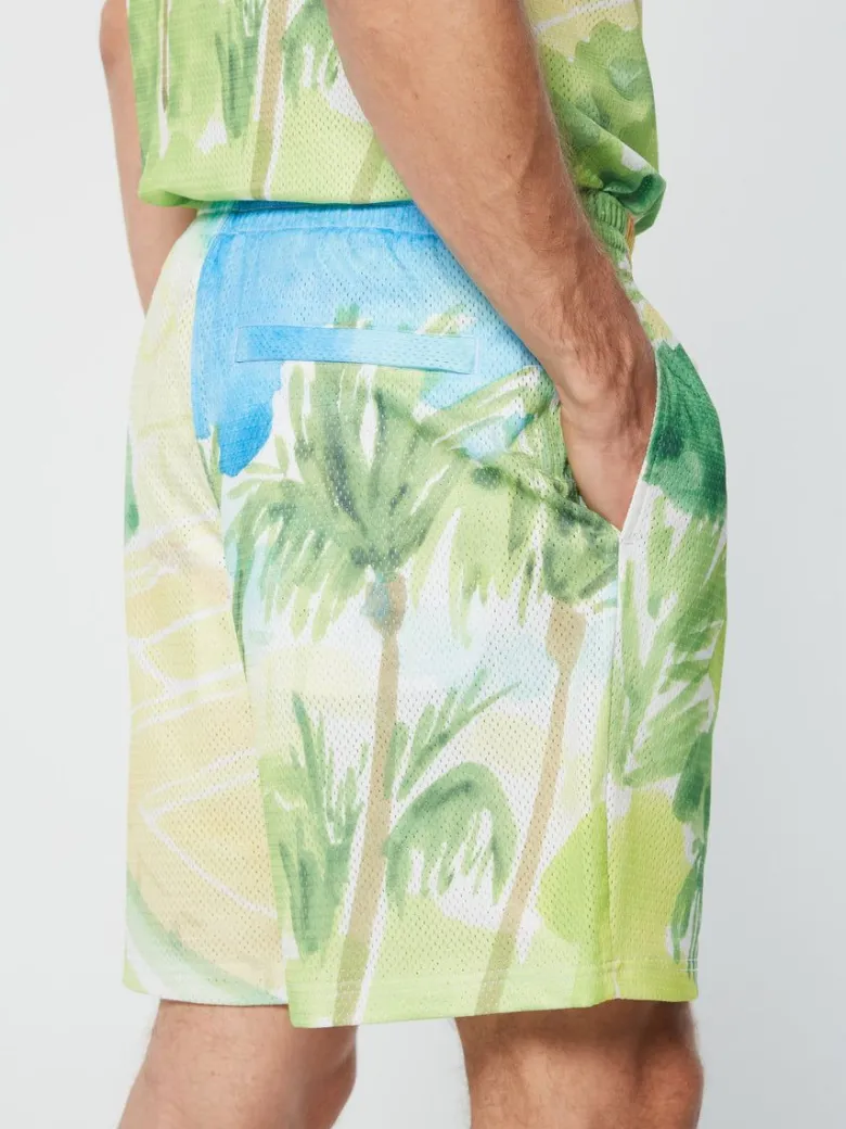 Fashion Spazio Shorts- Multi Print Matching Separates