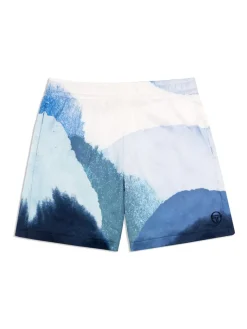 Discount Spiaggia Cabana Short- Maritime Blue/ Multi Matching Separates