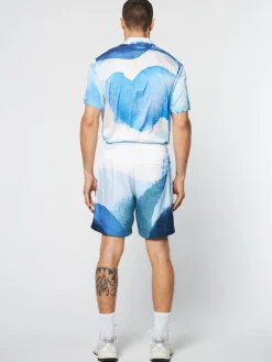 Discount Spiaggia Cabana Short- Maritime Blue/ Multi Matching Separates