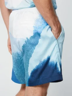 Clearance Spiaggia Cabana Short- Maritime Blue/ Multi Shorts And Swim