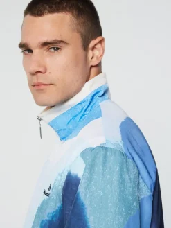 Fashion Spiaggia Track Jacket- Maritime Blue/ Multi Jackets
