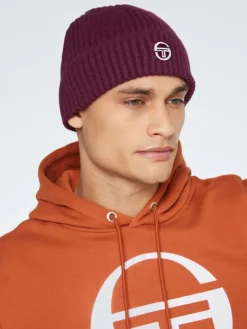 Discount Tacchini Beanie-Grape Wine Knitwear