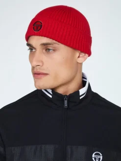 Hot Tacchini Beanie-Tango Red Headwear