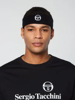 Discount Tennis Headband- Black For The Court