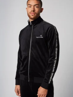 New Tipo Velour Track Jacket- Black Velour