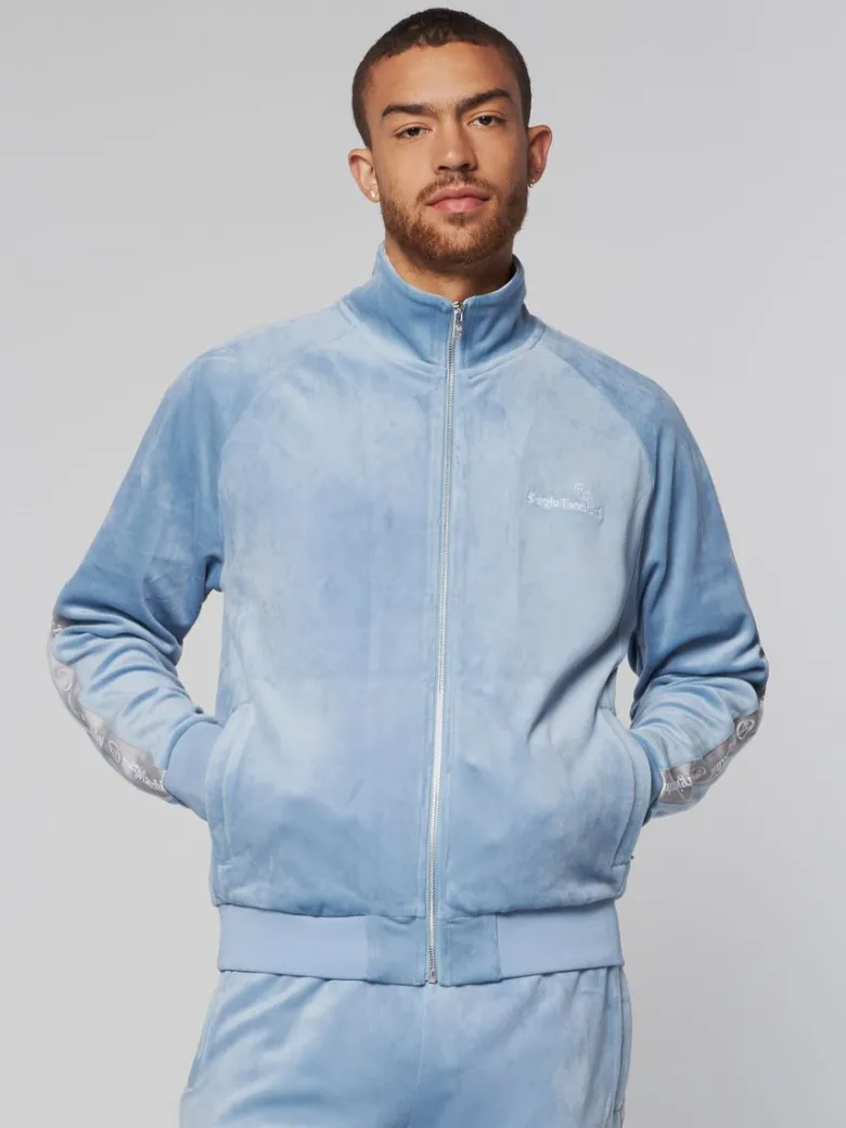Outlet Tipo Velour Track Jacket- Mountain Spring Velour