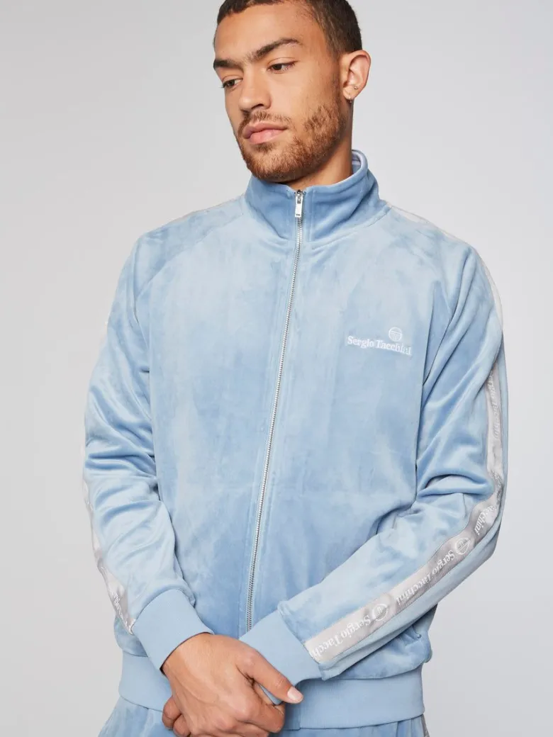 Outlet Tipo Velour Track Jacket- Mountain Spring Velour