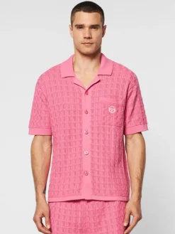 Online Ulivo Crochet Shirt- Wild Rose View All