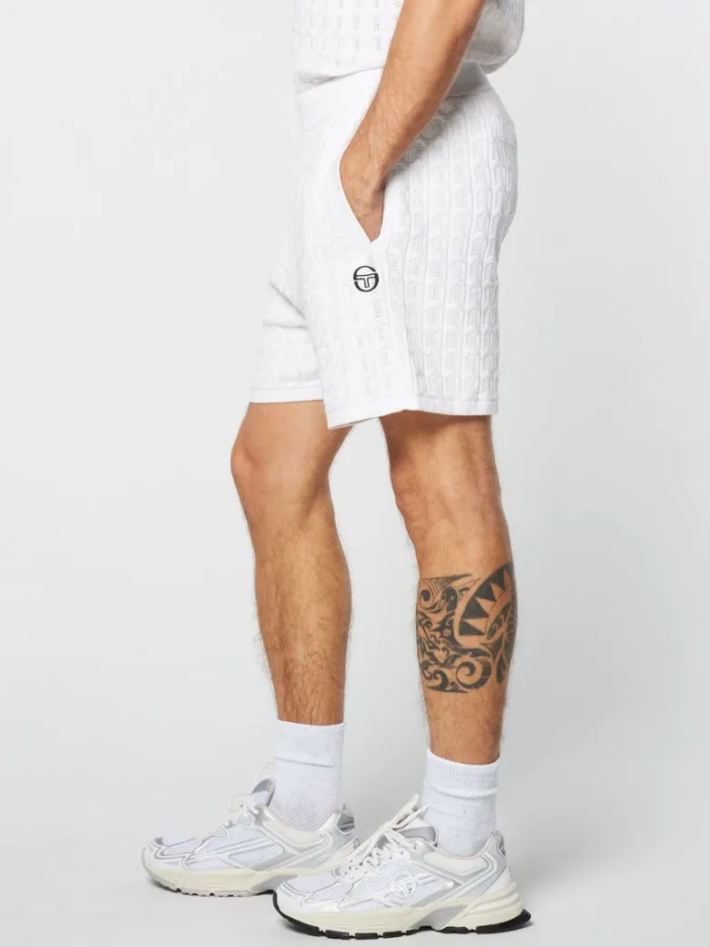 Fashion Ulivo Crochet Short- Brilliant White View All