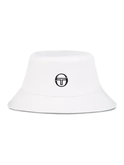 Online Vacanza Bucket Hat- Brilliant White Nylon