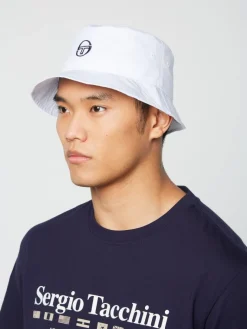 Online Vacanza Bucket Hat- Brilliant White Nylon
