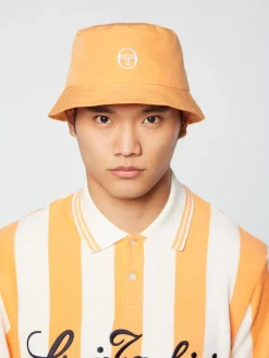 Discount Vacanza Bucket Hat- Tangerine For The Court