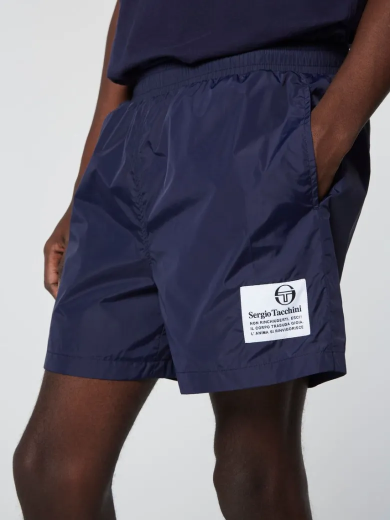 New Varenna Short- Maritime Blue Nylon
