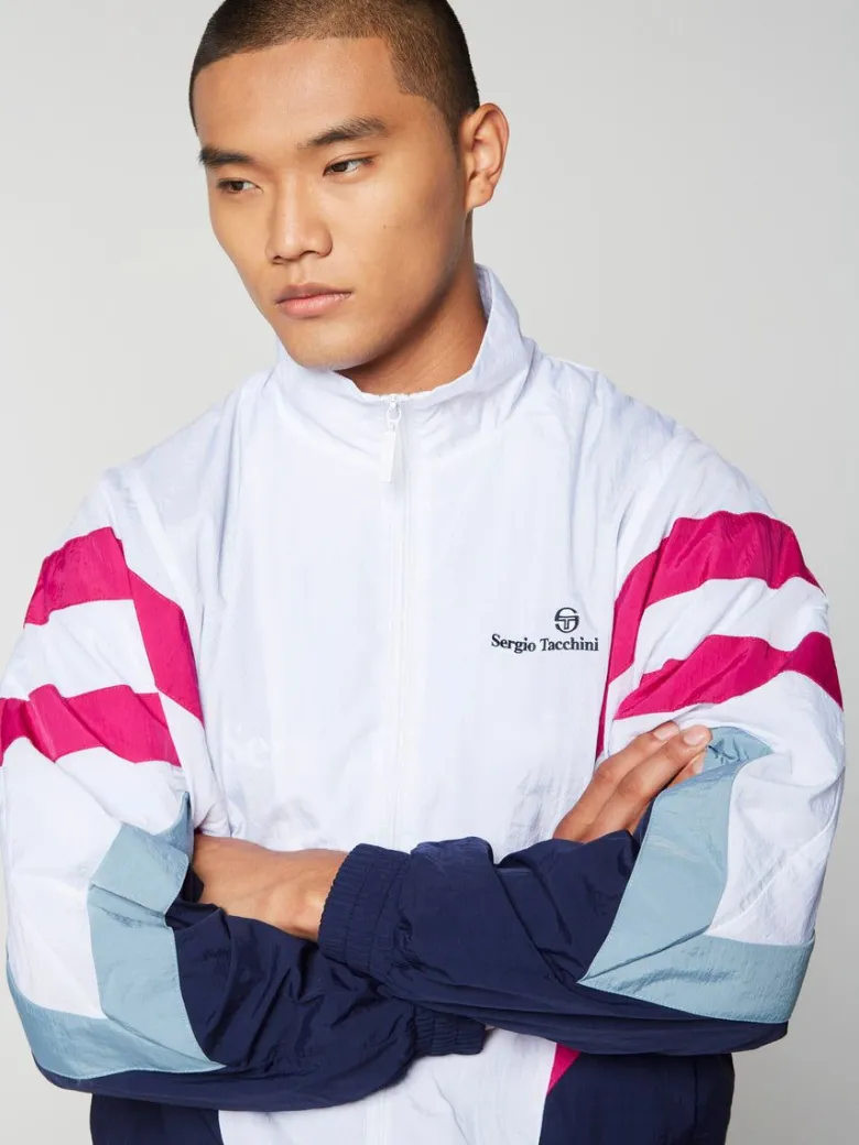 Clearance Verona Track Jacket- White/ Multi Tracksuits