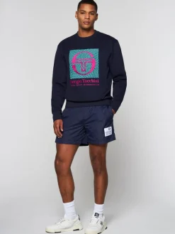 Online Warp Crewneck- Maritime Blue Sweatshirts And Hoodies