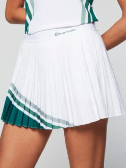 Sale Women'S Monza Tennis Skort- Brilliant White For The Court