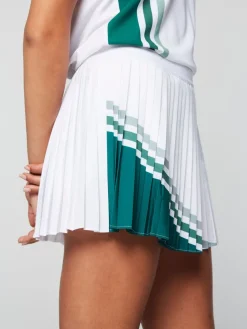 Sale Women'S Monza Tennis Skort- Brilliant White For The Court