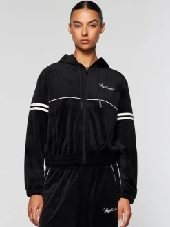 Online Women'S Scopeto Hoodie- Black Beauty Velour