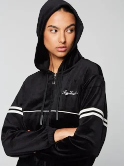 Online Women'S Scopeto Hoodie- Black Beauty Velour