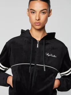 Online Women'S Scopeto Hoodie- Black Beauty Velour